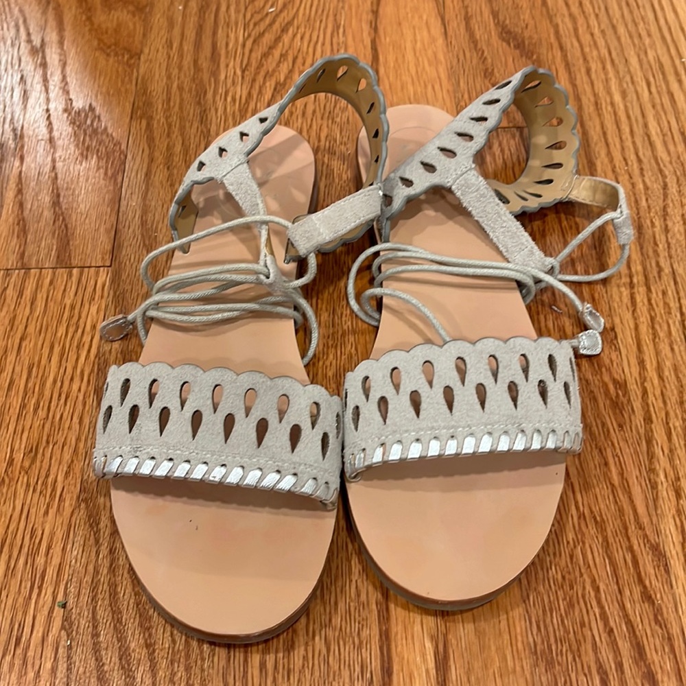 Jack Rogers Ruby Ankle Strap Lace Up Sandals